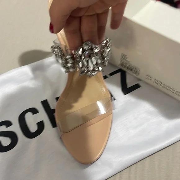 Beautiful Schultz clear slide sandal like new - Picture 8 of 8